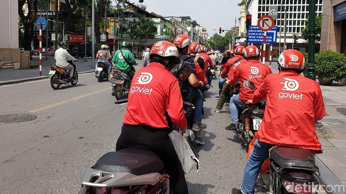 Driver Go-Viet. Foto: Adi Fida Rahman/detikINET Driver Go-Viet. Foto: Adi Fida Rahman/detikINET