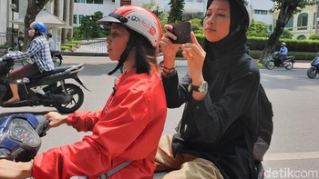 Tak hanya di Indonesia, mitra driver perempuan juga ditemui di Go-Viet. Foto: Adi Fida Rahman/detikINET