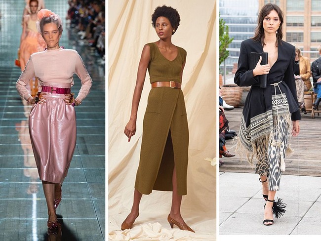 Ketika Meghan Markle tak pernah melewatkan belt di pinggang pasca menjadi Duchess, kita tahu bahwa aksesori satu ini akan menjadi tren mode, cepat atau lambat. Sebagai bukti, desainer seperti Mara Hoffman, Marc Jacobs dan Oscar de la Renta ikut membuat ikat pinggang kembali terkesan yang fashionable. Foto: Vogue