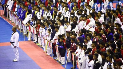 Potret Pembukaan Turnamen Taekwondo Kapolri Cup 2018