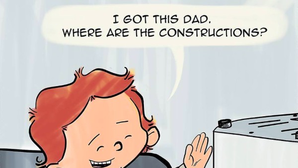 Keseharian Ortu dengan Anak 3 Tahun Dituangkan ke Komik