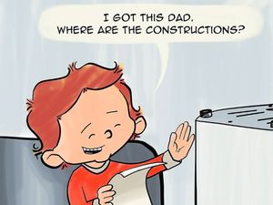 Keseharian Ortu dengan Anak 3 Tahun Dituangkan ke Komik