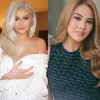 Bulu mata super lentik dan alis on fleek menjadi makeup wajib bagi Kylie dan Aurel. Aurel sendiri mengaku, untuk dandan ia bisa memakan waktu selama dua jam. Foto: Instagram