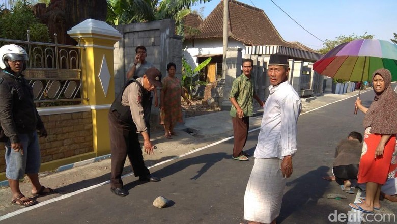 Ini Batu yang Dipakai Miseran Aniaya Tetangganya Hingga Tewas