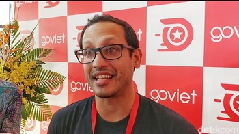 Saat hadir dalam ekspansi internasional pertama Gojek, yaitu didirikannya Go Viet yang beroperasi di Vietnam. (Foto: Adi Fida Rahman/detikINET)