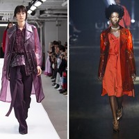 Sebagai pengganti trench coat musim semi yang tebal, jaket PVC akan membuat penampilan stylish secara instan. Bukan PVC transparan biasa kali ini, namun yang dibuat berwarna-warni seperti dalam show Monse, ADEAM dan Sies Marjan. Foto: Vogue