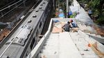 Begini Progress Pembangunan JPO di Atas Stasiun Tebet
