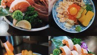 Berkunjung ke China, Clay mencoba banyak makanan enak. Seperti yang ia pamerkan dalam foto ini, ada empat makanan yang ia cicip dan menurutnya rasanya juara. Foto: instagram @clairineclay
