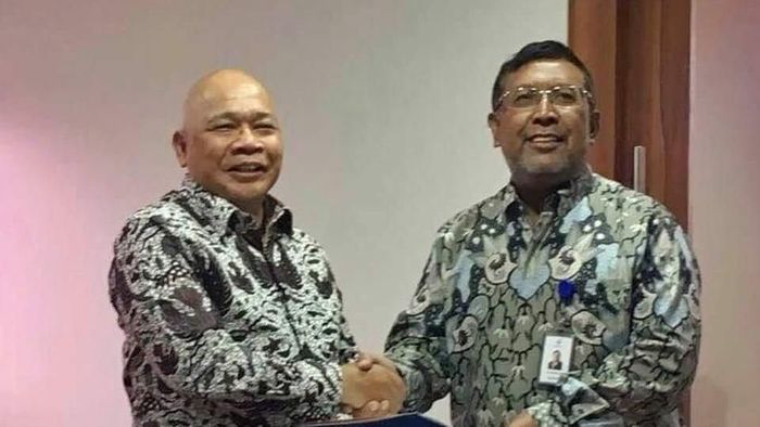 Jusman Syafii Djamal dan Deputi Kementerian BUMN Ahmad Bamban Foto: Dok. Istimewa Jusman Syafii Djamal dan Deputi Kementerian BUMN Ahmad Bamban Foto: Dok. Istimewa