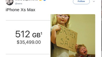 Duh! jangan sampai jual anak ya demi iPhone. (Foto: Twitter)