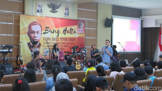 Roadshow Bung Hatta Anti-Corruption Award (BHACA) di kampus UKSW, Salatiga.
