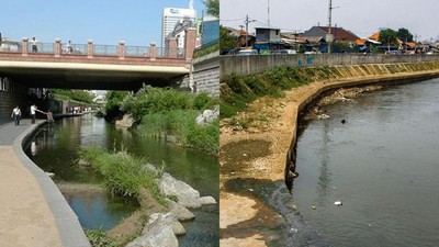 Begini Perbedaan Sungai Cheonggyecheon dan Sungai Ciliwung