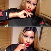 Wanita 32 tahun itu melakukan berbagai oplas agar terpenuhi obsesinya jadi boneka seks. Mulai dari filler bibir, sedot lemak hingga pembesaran payudara telah ia lakukan.  Foto: Instagram (@ iamdiamonddoll)
