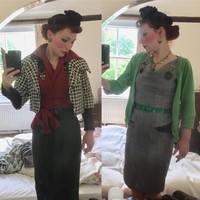 Hidup di era modern seperti sekarang tentu lebih mudah dan nyaman. Namun beberapa orang justru ingin kembali ke masa jadul. Salah satunya adalah Lydia McKenzie-Stephens yang sehari-hari hidup seperti di era 30-40an. Foto: Instagram @misskittyrouge