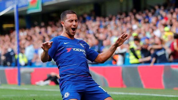 Eden Hazard berhasil mencetak hattrick ke gawang Cardiff City.