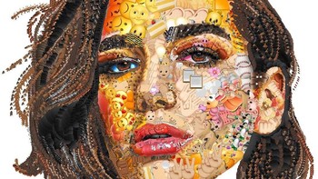 Ada yang tahu potret siapa ini? Dia adalah penyanyi Dua Lipa. Foto: Instagram/yungjake