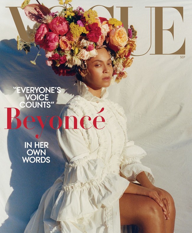 Tatanan rambut serupa diterapkan Beyonce dan Rihanna dalam pemotretan majalah Vogue beberapa waktu lalu. Hal itu menginspirasi sejumlah wanita untuk mengikutinya. Foto: Instagram @beyonce