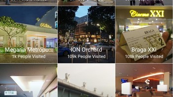 Selain itu, fitur explore pada Path juga memunculkan hal-hal yang disarankan kepada user serta tempat-tempat yang sedang menjadi tren. Foto: Screenshot Path
