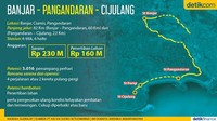 Banjar-Pangandaran-Cijulang. Foto: Andhika Akbarayansyah/Infografis.
