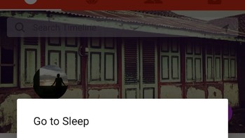 Satu yang unik dari Path, penggunanya bisa update jika ia sudah mau tidur ataupun baru bangun. Foto: Screenshot Path