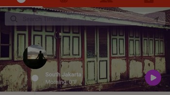 Sejumlah pilihan konten yang dapat diunggah oleh pengguna Path. Foto: Screenshot Path