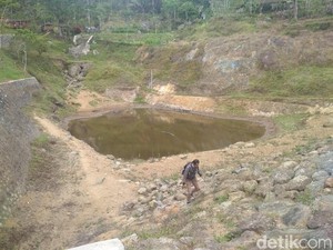 Debit Air Embung Turun Drastis, Lahan Pertanian Tak Berproduksi