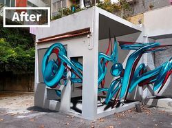 Lukisan 3 Dimensi di Jalanan yang Bikin Merinding