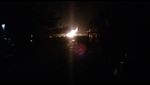 Foto: Semburan Api dari Pipa Gas Chevron di Riau