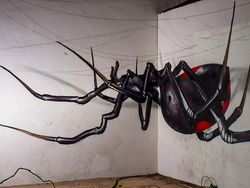 Lukisan 3 Dimensi di Jalanan yang Bikin Merinding