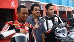 Ganindra Bimo Geber Motor Marquez Versi Jalan Raya di Sentul