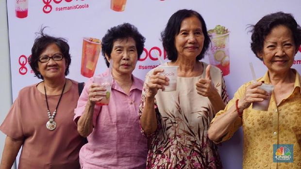 Peluncuran Goola, produk minuman milik Gibran Rakabuming