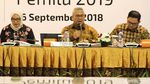 Suasana Rapat Perbaikan DPT Pemilu 2019