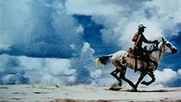 Untitled (Cowboy) yang diambil pada 1989 dibeli seharga US$ 3,4 juta (Rp 49 miliar), memperlihatkan seorang koboi yang tidak dikenal difoto sedang beraksi. Istimewa/Financesonline.