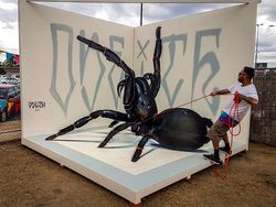 Lukisan 3 Dimensi di Jalanan yang Bikin Merinding