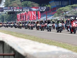 Ratusan Bikers Honda Mengaspal di Sirkuit Sentul