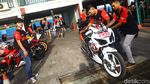 Ratusan Bikers CBR Adu Cepat di Sentul