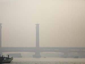 Palembang Dikepung Asap, Jembatan Ampera Nyaris Tak Terlihat