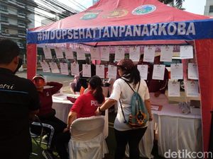 Polres Jaksel Gelar Sosialisasi Antinarkoba di CFD Mampang
