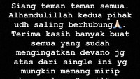 Belum lama ini, dirinya terkena masalah penjiplakan lagu dengan Fiersa Besari. Dok. Instagram/devdanendra