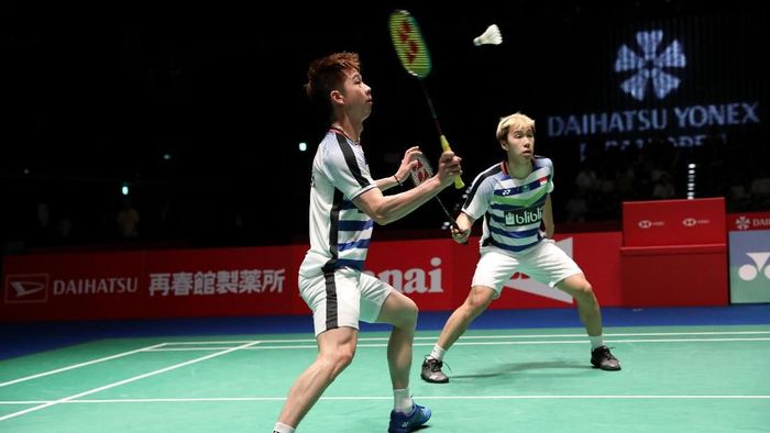 Kevin Sanjaya Sukamuljo/Marcus Fernaldi Gideon akan berlaga di final Jepang Terbuka 2018 (Foto: dok. Humas PBSI) Kevin Sanjaya Sukamuljo/Marcus Fernaldi Gideon akan berlaga di final Jepang Terbuka 2018 (Foto: dok. Humas PBSI)