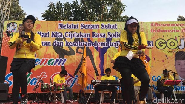 Relawan GOJO Deklarasikan Dukung Jokowi-Ma'ruf di Cengkareng