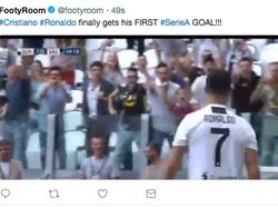 Masuk, Pak Ronaldo! CR7 Buka Keran Gol di Juve, Medsos Heboh