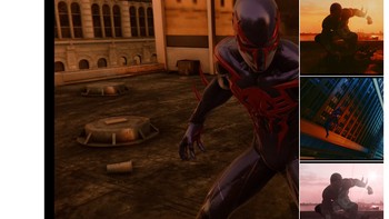 Salah satu hasil aksi keren Spiderman berkat photo mode di game tersebut. (Foto: Internet)