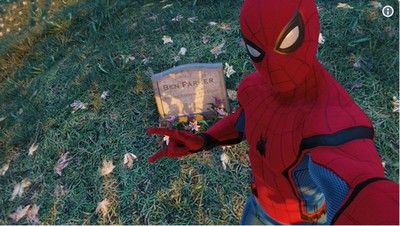 Keren! Ini Aksi Foto dan Selfie Spiderman di Game Anyar