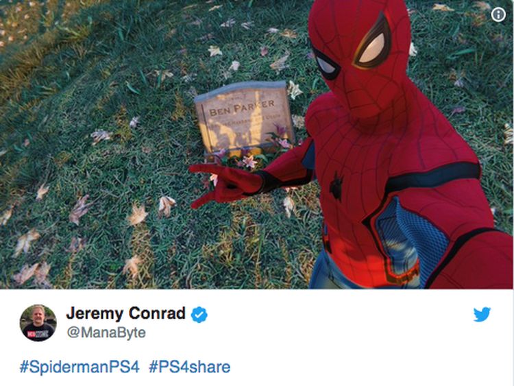 Keren! Ini Aksi Foto dan Selfie Spiderman di Game Anyar