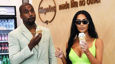 Ini Bukti Kalau Kanye West Doyan Makan Es Krim