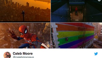 Keberadaan photo mode di game Spiderman dipuji gamer ini. (Foto: Internet)