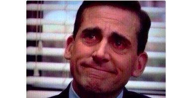 Dalam meme ini mata Steve Carrell sampai memerah karena sedih karena tahu Path akan tutup. (Foto: Twitter)