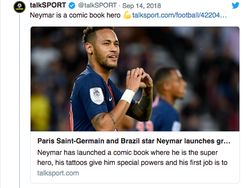 Neymar Jadi Superhero di Komik, Keren atau Potensial Kena Bully?