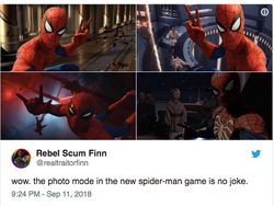Keren! Ini Aksi Foto dan Selfie Spiderman di Game Anyar